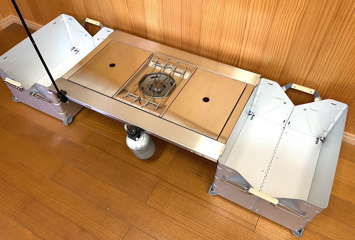 スノーピーク シェルコン50対応 ブリッジフレーム（3ユニット）ステンレス
