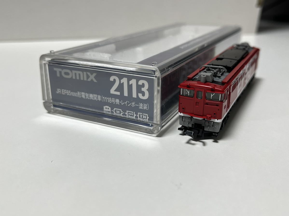 TOMIX 2113 EF65 1118 レインボー塗装 ,ご覧いただきましてありがとう