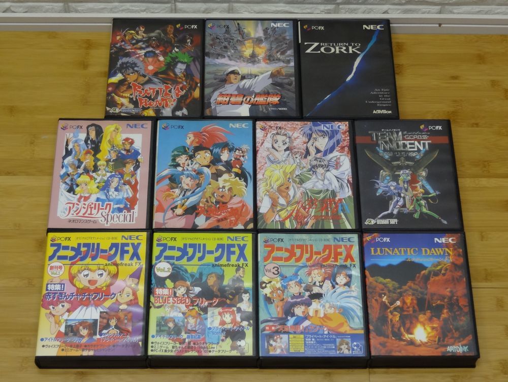動作未確認/現状品 PC-FXソフト 11本まとめ バトルヒート 天地無用
