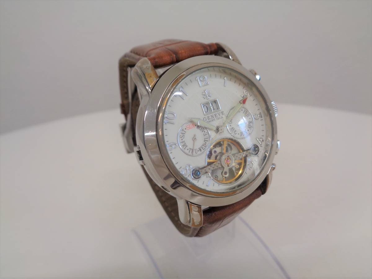 GENEVE YACHT CLUB ジュネーブ ヨット クラブ メンズ腕時計 稼働品 