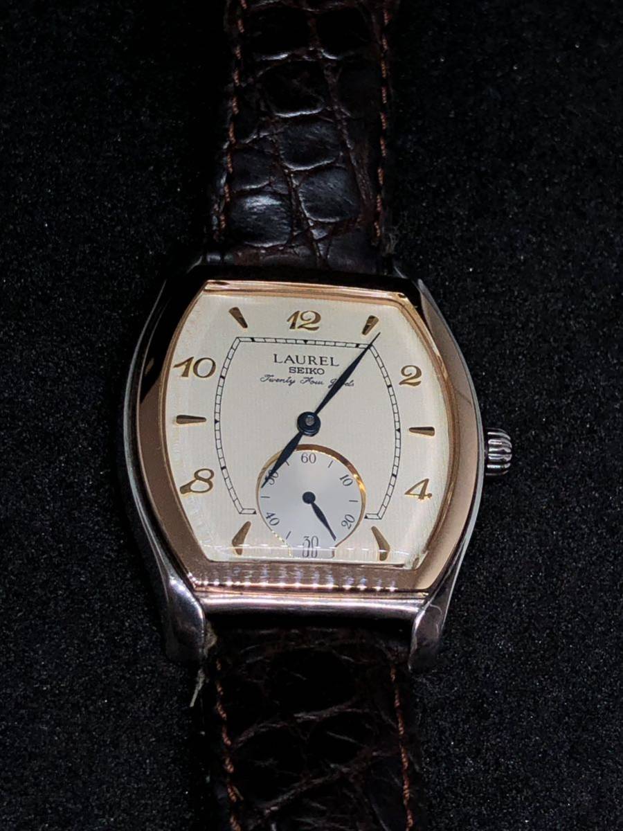 6666 送料無料 SEIKO セイコー ローレル LAUREL 4S28-5010/SV925/18KT