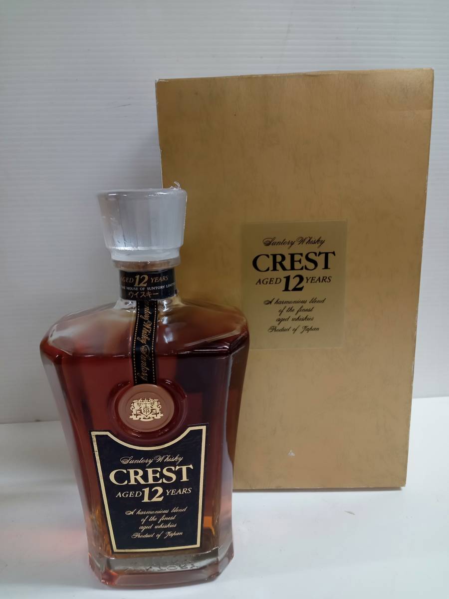 33未開栓サントリー SUNTORY CREST クレスト 12年 700ml 43% ウイスキー