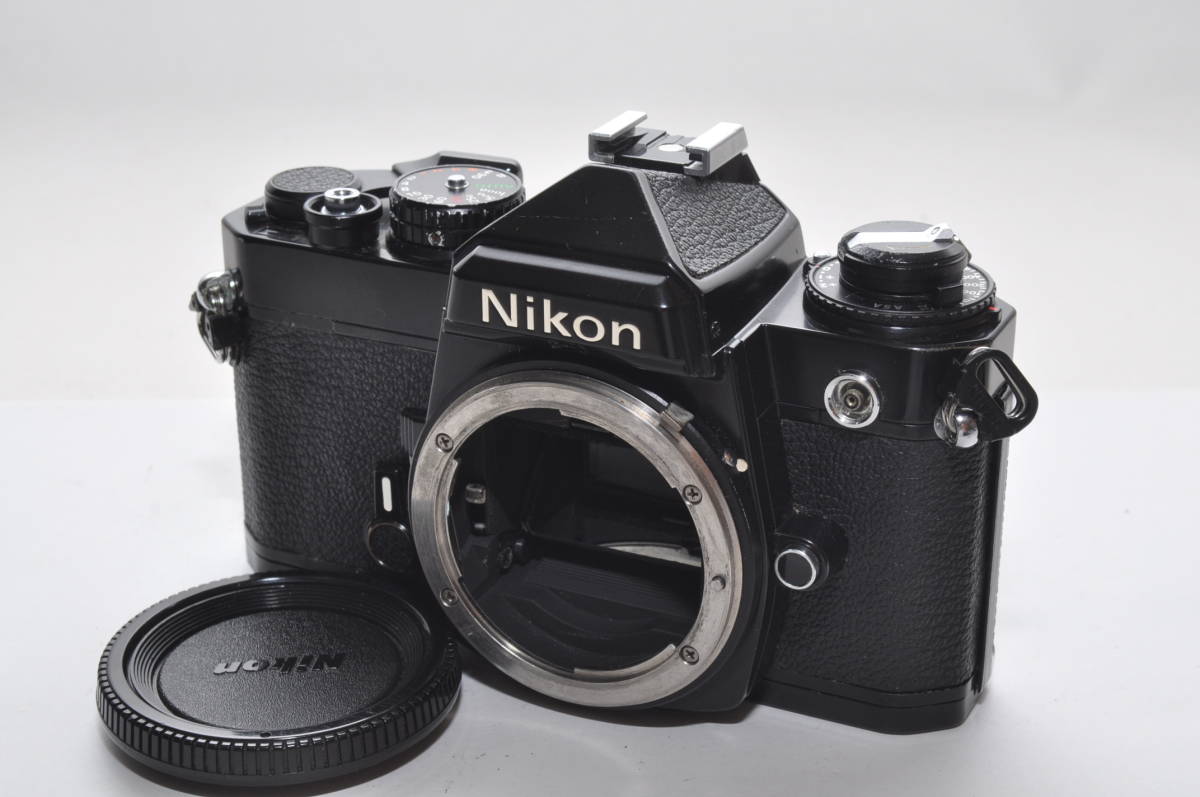 ★実用美品★ NIKON ニコン FE ブラック ★シャッター全速、露出計OK★#11203