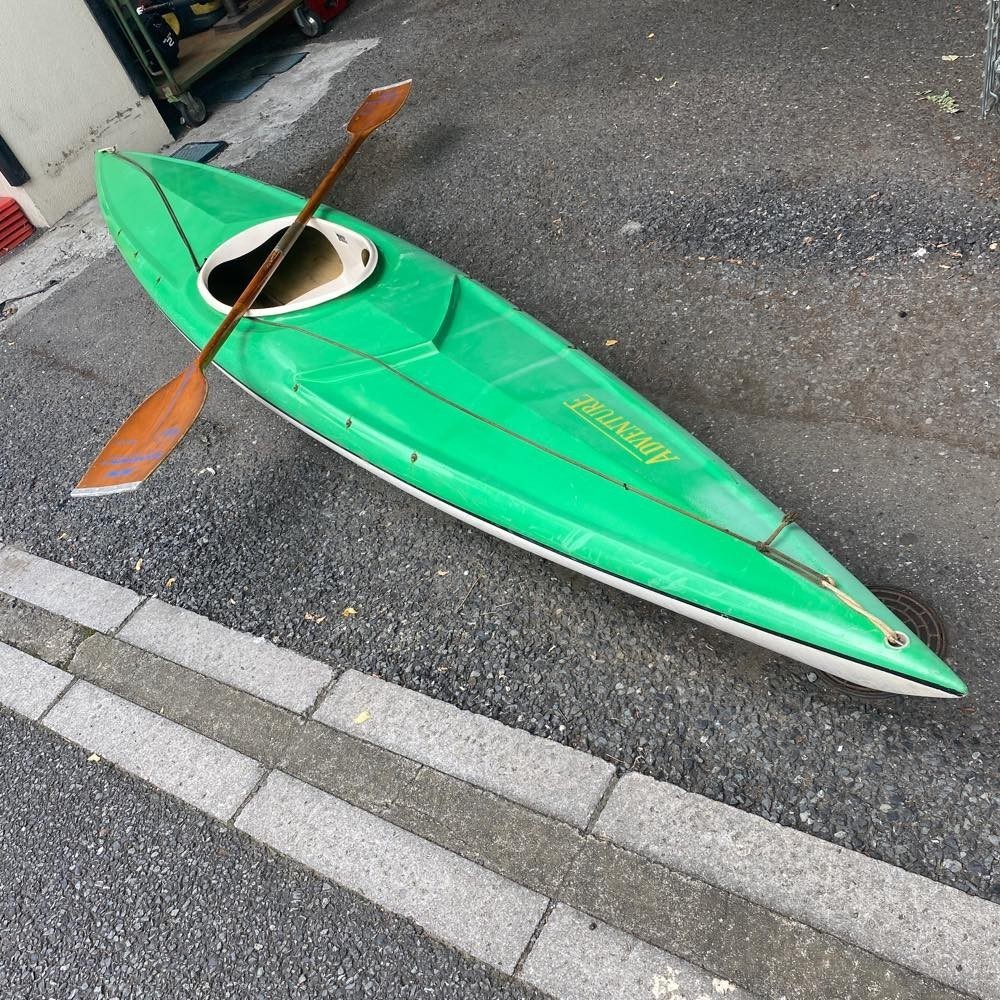 1000円～【 直接引取限定 】フジタカヌー Aー1 木製パドルセット 