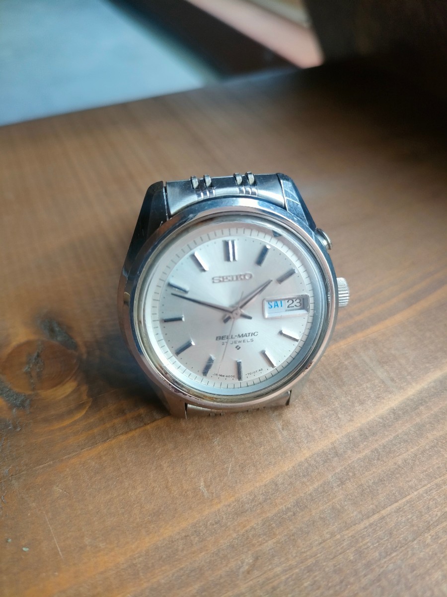 ビンテージ セイコー SEIKO BELL-MATIC ベルマチック 27石 自動巻き