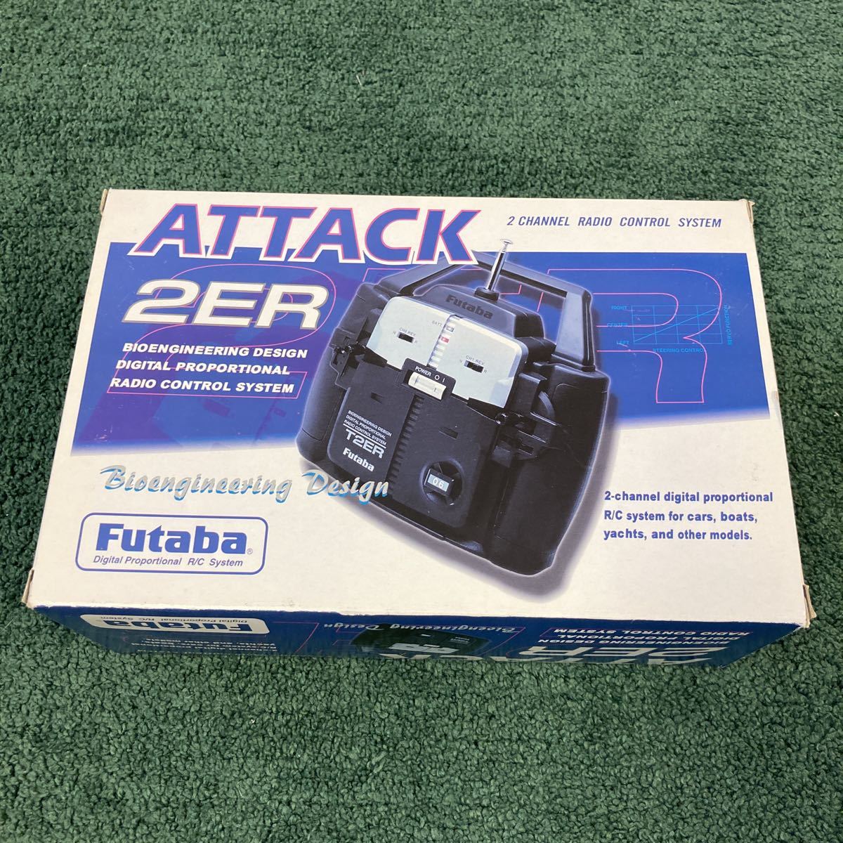 Futaba フタバ ラジコン プロポ ATTACK 2ER - AM27 T2ER 27MHz 箱 付属