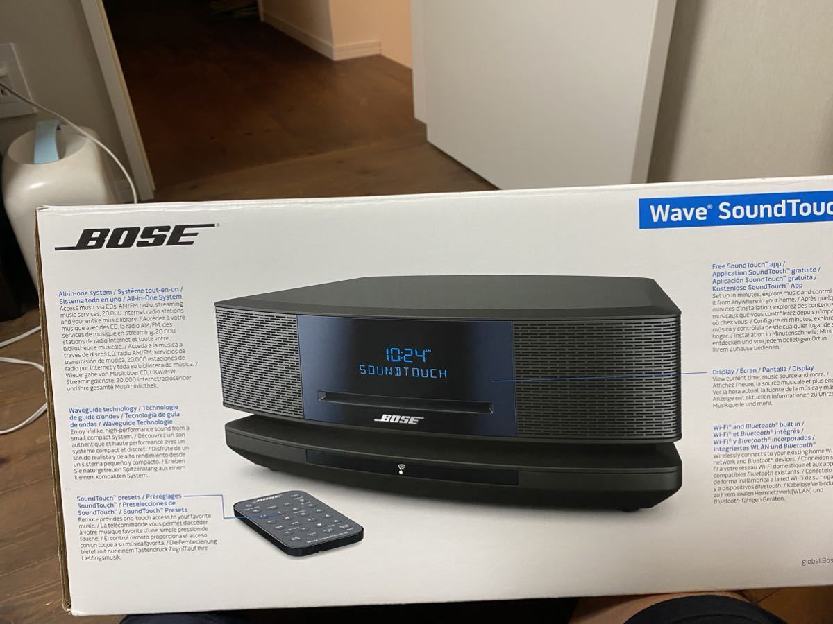 美品 BOSE Wave Music System Ⅳ Wave BOSE 美品 Black: Espresso pedestal
