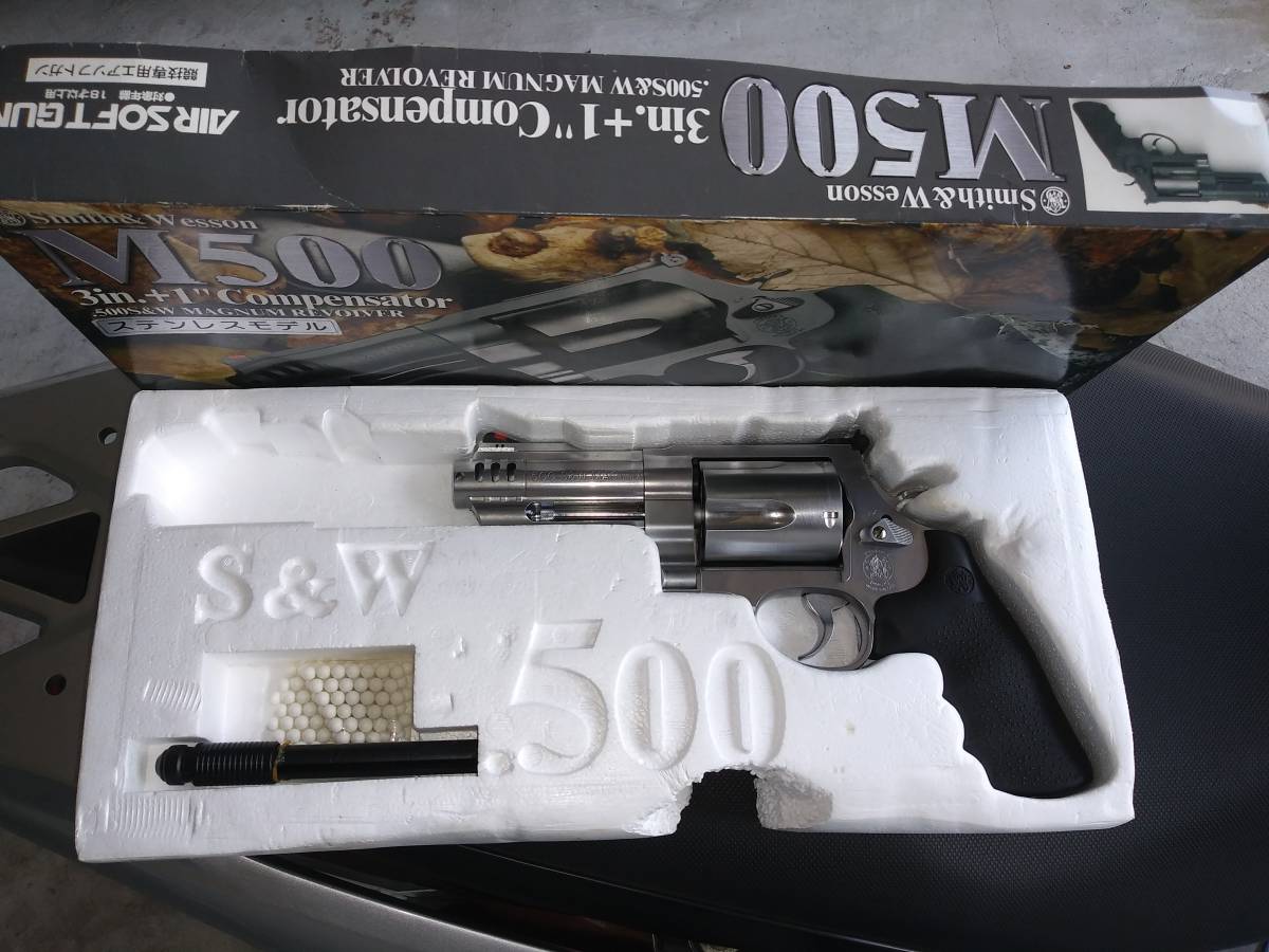 タナカ　S&W　M500　3IN.+1コンペンセイター　ガスガン