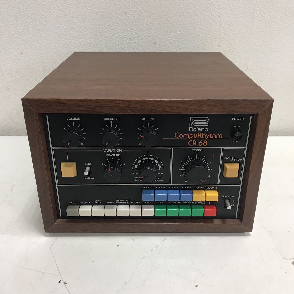 現状品 9-111 Roland ローランド CR-68 リズムマシン リズムボックス  