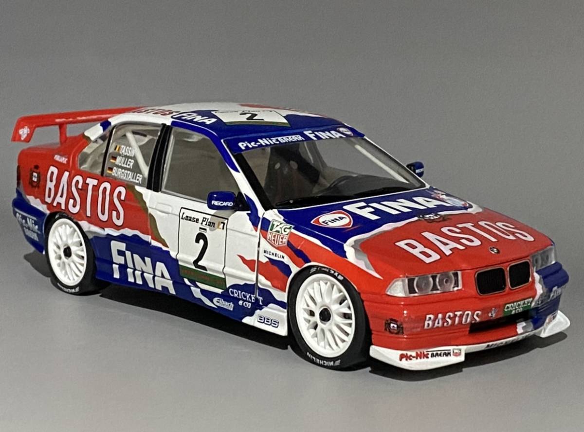 1/18 BMW 320i Supertouring #2 Fina Bastos E36 ◆ 1位 1996 24h of Spa Francorchamps ◆ UT Models | Paul’s Model Art 180 962600