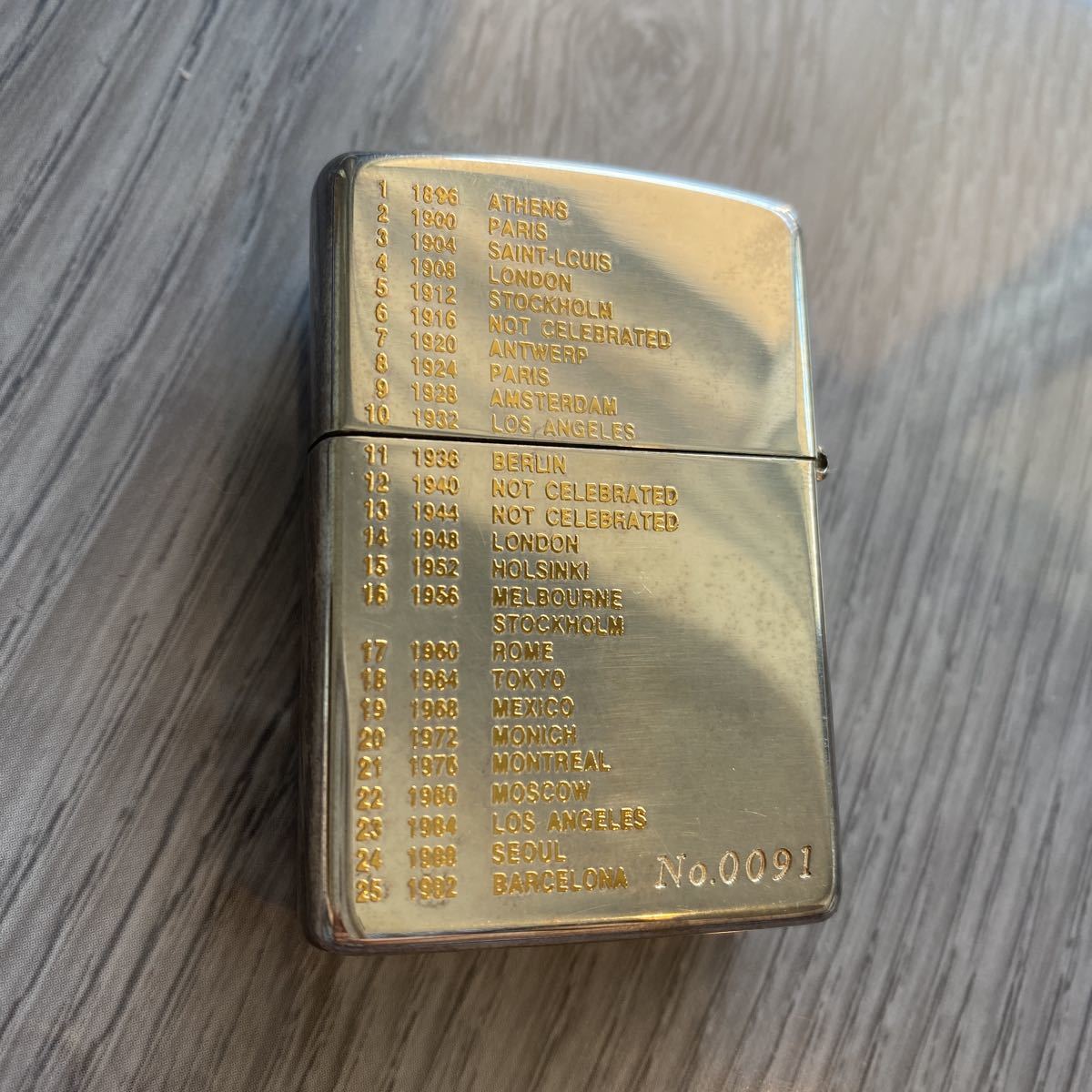 23.ZIPPO ジッポー ジッポライター アトランタオリンピック 1996年