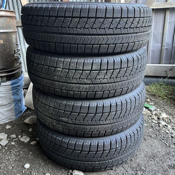 ★送料無料★ 175/65R14 2020年製 9分山 ブリヂストン BLIZZAK VRX 4本/中古スタッドレスタイヤ(冬タイヤ) フィット N6271_TBD