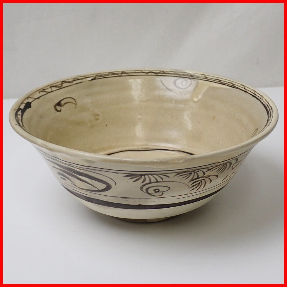 ☆071740 時代 銅製 人物彫花瓶 花器 ☆ ○天然サファイア 0.870ct○ m