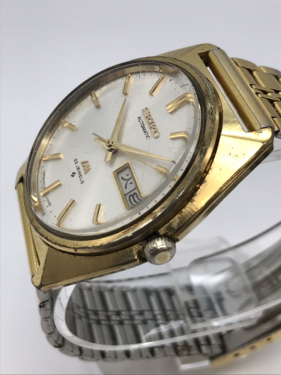 ○ SEIKO ロードマチック 自動巻き 5606-7000 LM セイコー メンズ