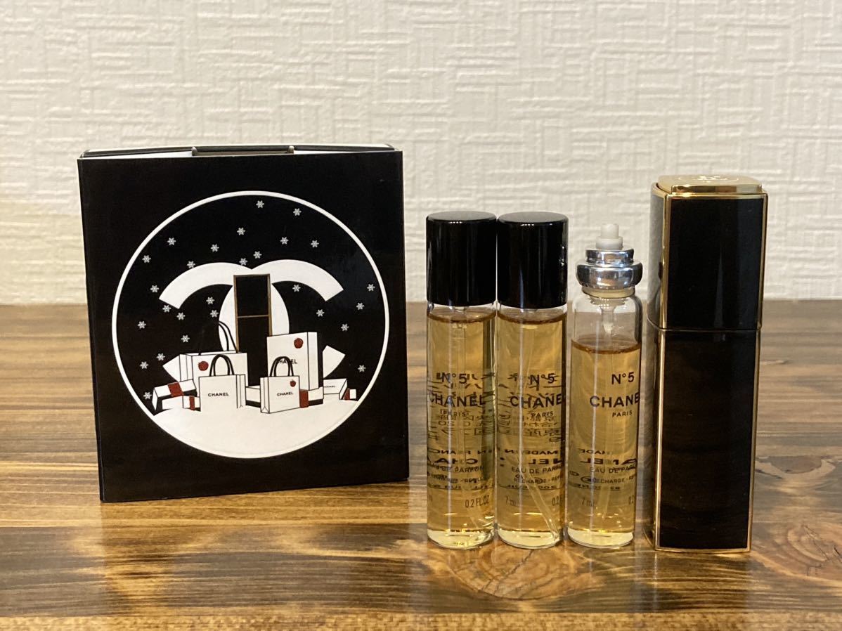 I3I247◇ シャネル CHANEL NO5 ミニ ツィスト&スプレイ オードゥ