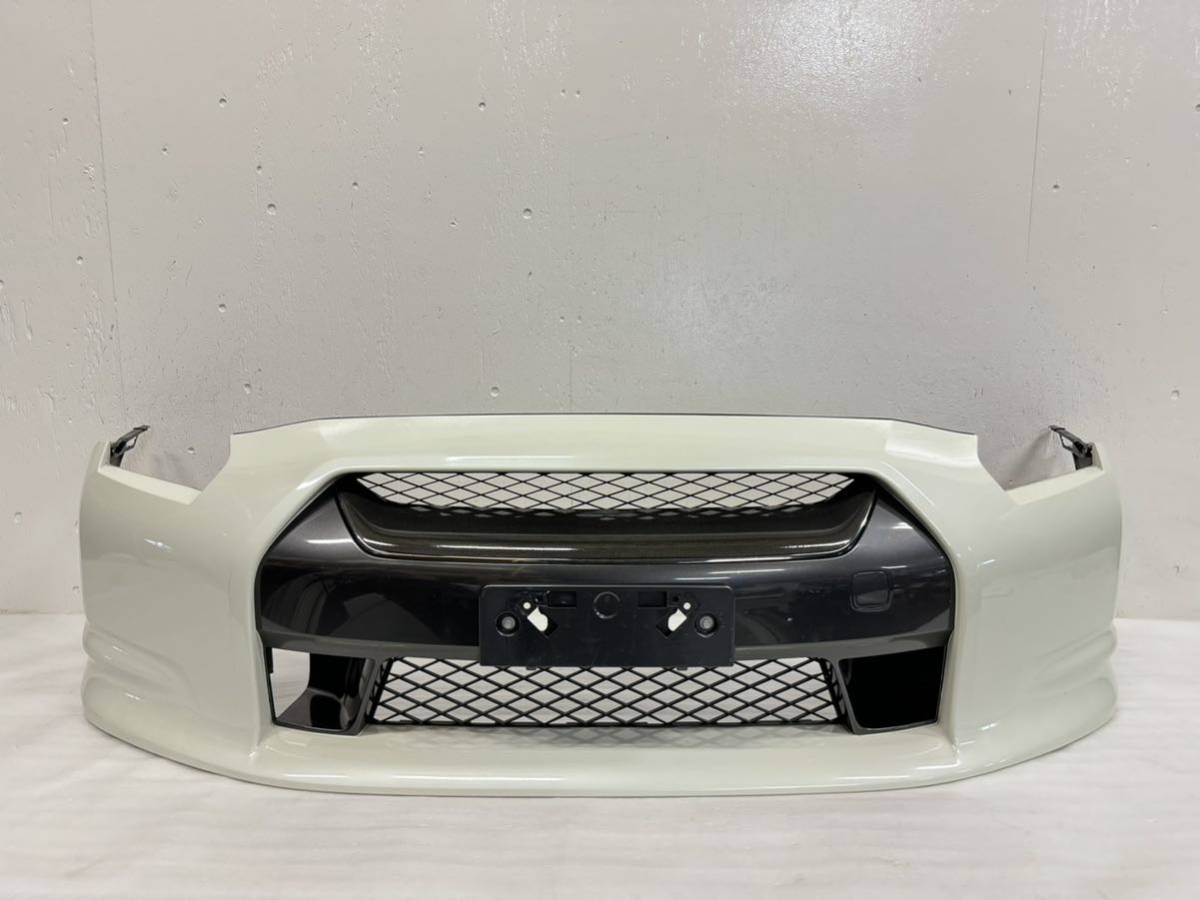 5S26 GT-R R35 前期 純正 フロントバンパー 62022 JF00H パール
