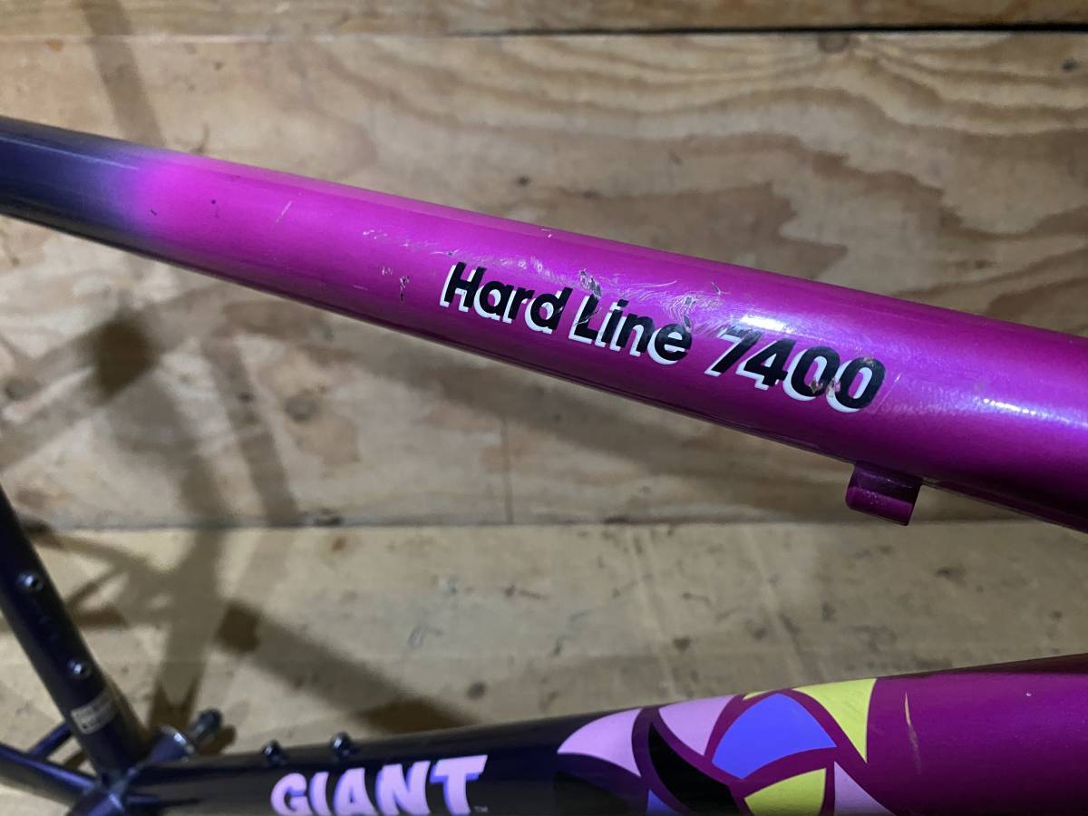GIANT Hard Line 7400 26インチ MTB クロモリフレーム 中古パーツ OLD