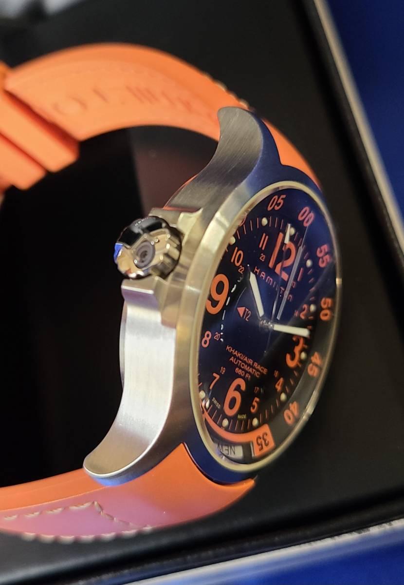Hamiltonハミルトン カーキGMT エア レース オートマチック精度良好