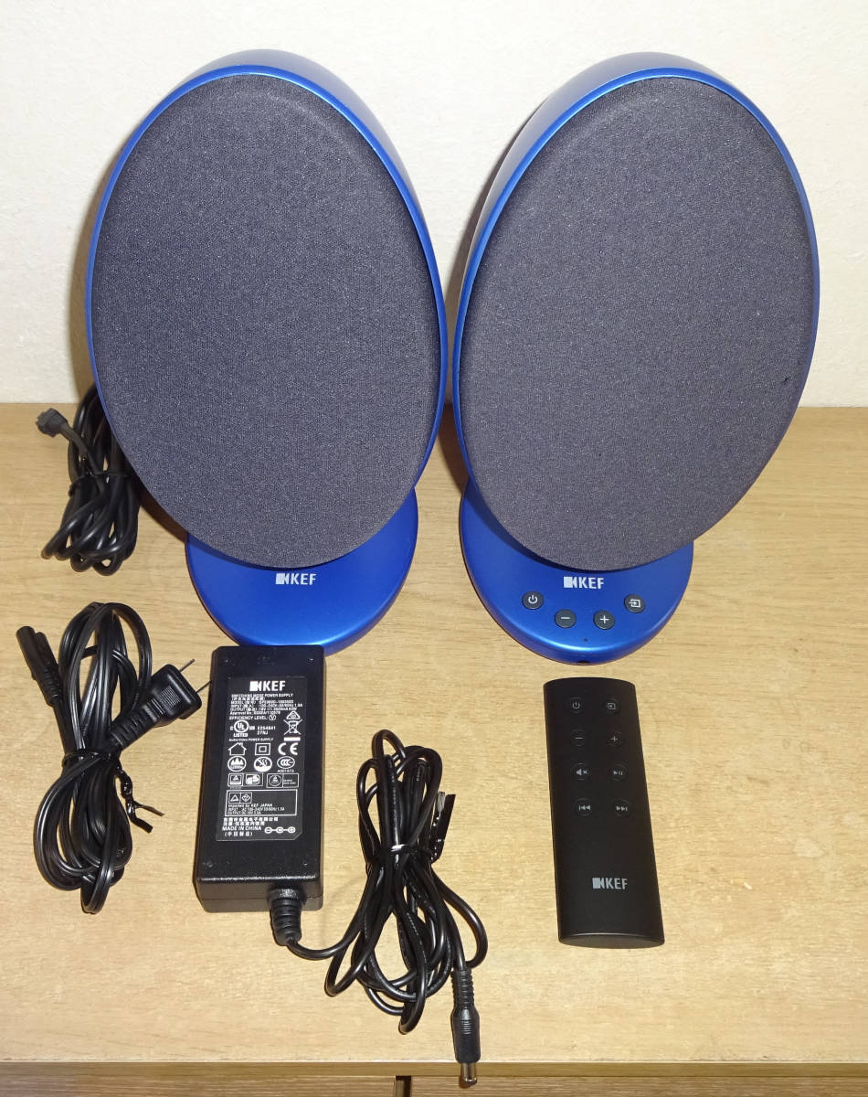 KEF アクティブスピーカー EGG ブルー KEF EGG ワイヤレススピーカー