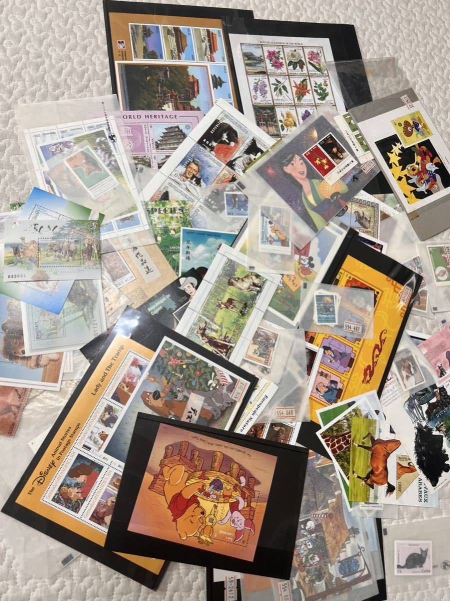 売約1875 未使用外国切手 未使用 外国切手 まとめ 大量 バラ シート 希少品