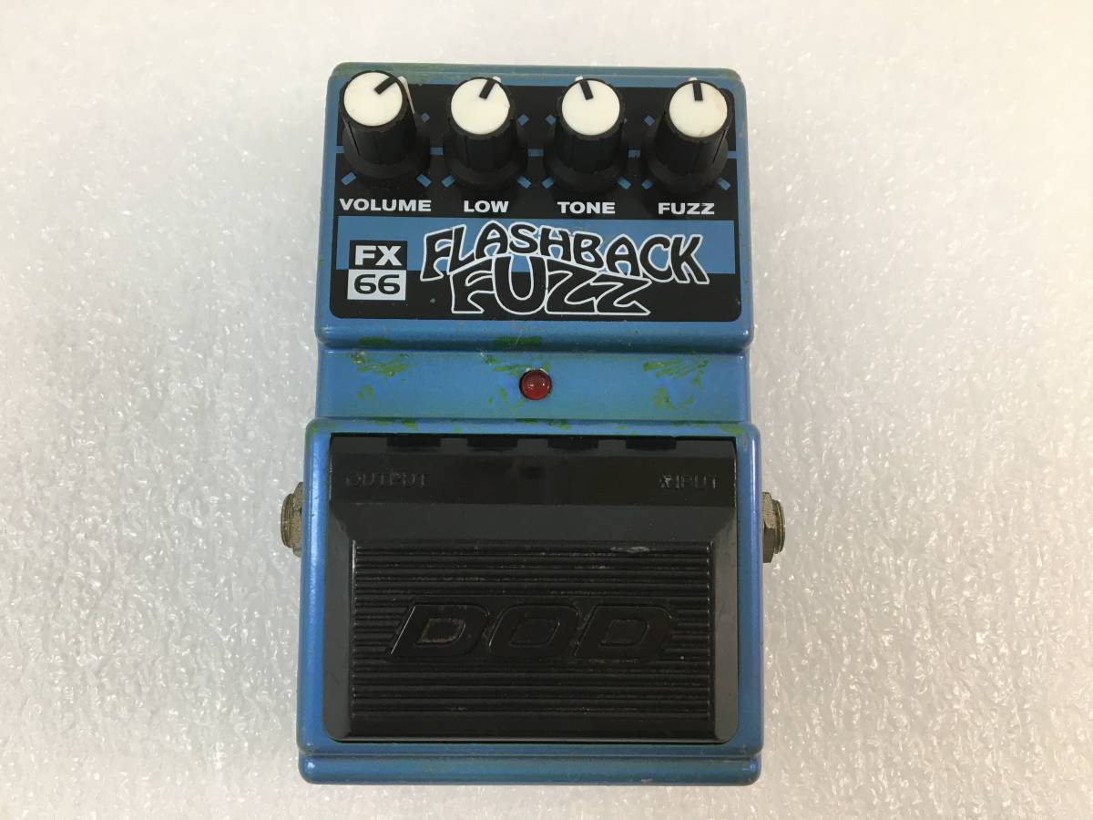 DOD FLASHBACK FUZZ フラッシュバック ファズ FX66 エフェクター 動作