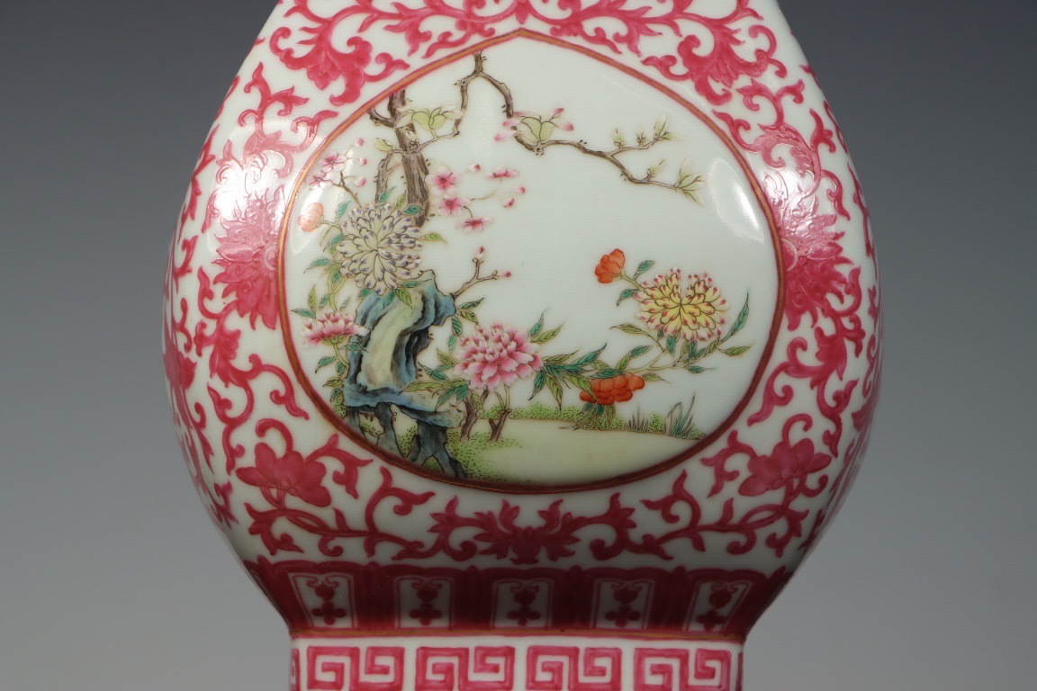 花瓶 古物品花瓶□唐物馬乗箆目青釉瓶 古い花器 花