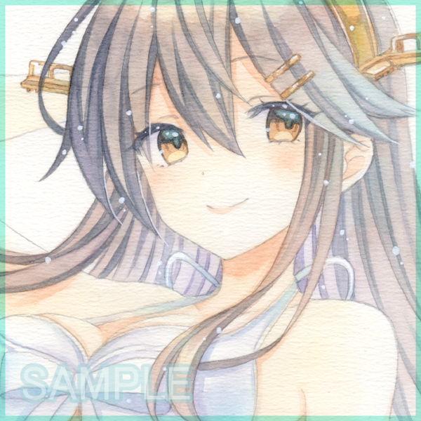 ★同人手描きイラスト★艦隊これくしょん・榛名★