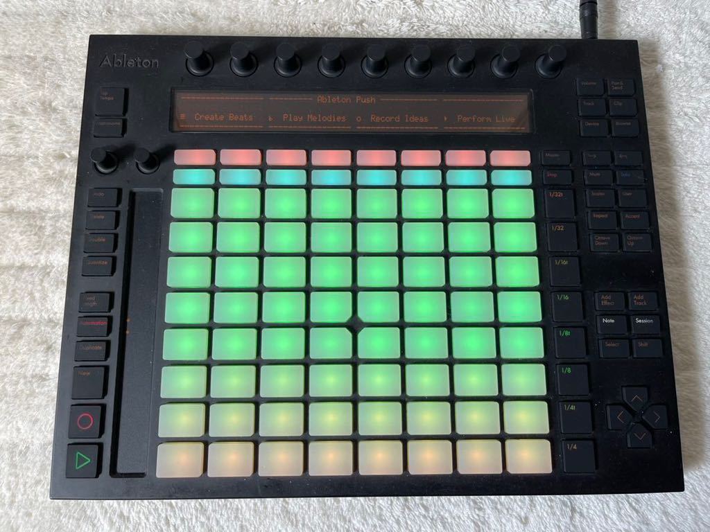 Ableton Push 1 MIDIコントローラー 動作確認済 Ableton Push MIDIコントローラー 動作確認済み Ableton Push MIDI