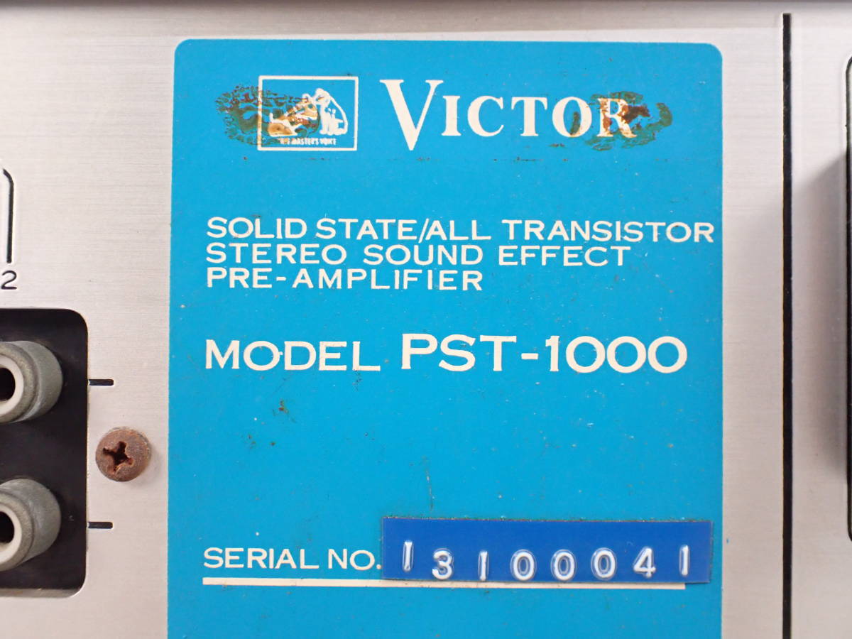 ビクター - victor pst-1000 プリアンプ VICTOR PST-1000の仕様 2026年