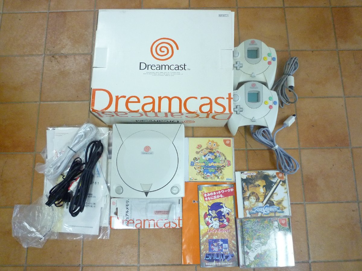  1000円スタート Dreamcast ドリームキャスト ドリキャス 本体１ コントローラー2 ソフト3 本体通電確認済み /G276(本体)｜売買されたオークション情報、yahooの商品情報をアーカイブ公開 - オーク ドリームキャスト