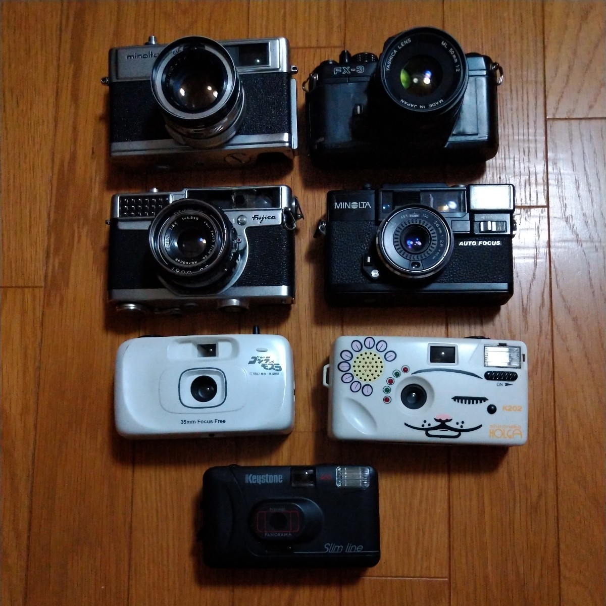 ジャンクフィルムカメラいろいろセット_1