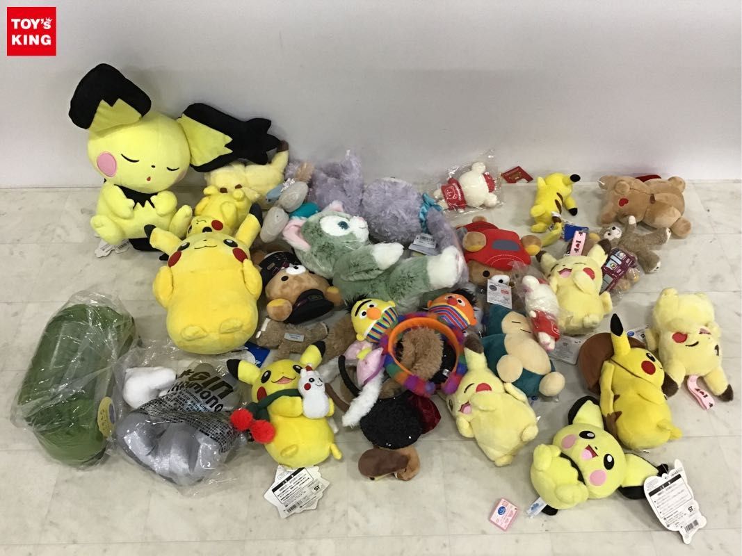 1円〜 同梱不可 ジャンク ポケモン ピカチュウ、リラックマ、ジェラトーニ 他 ぬいぐるみ等
