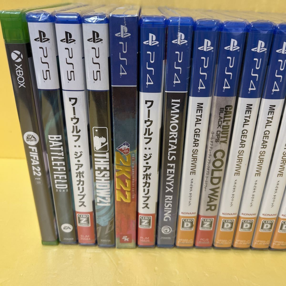 【ALL未使用未開封品！送料込み】PS4 PS5ソフト SWITCH　Xboxソフト　ゲームソフトまとめ　海外版 日本版　未使用未開封　22本まとめ売り