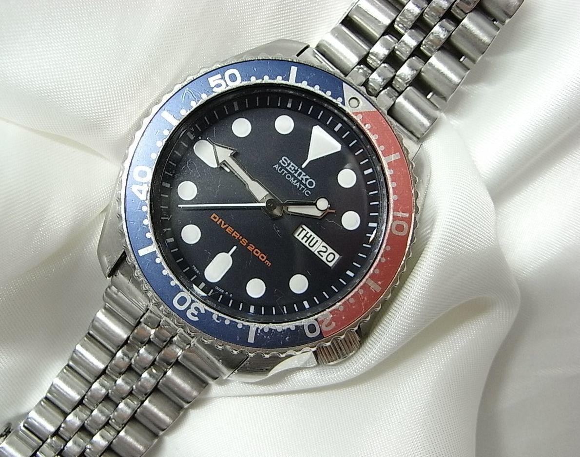 500円スタート◇正規SEIKO セイコーダイバー 自動巻き 型番7S26-0020