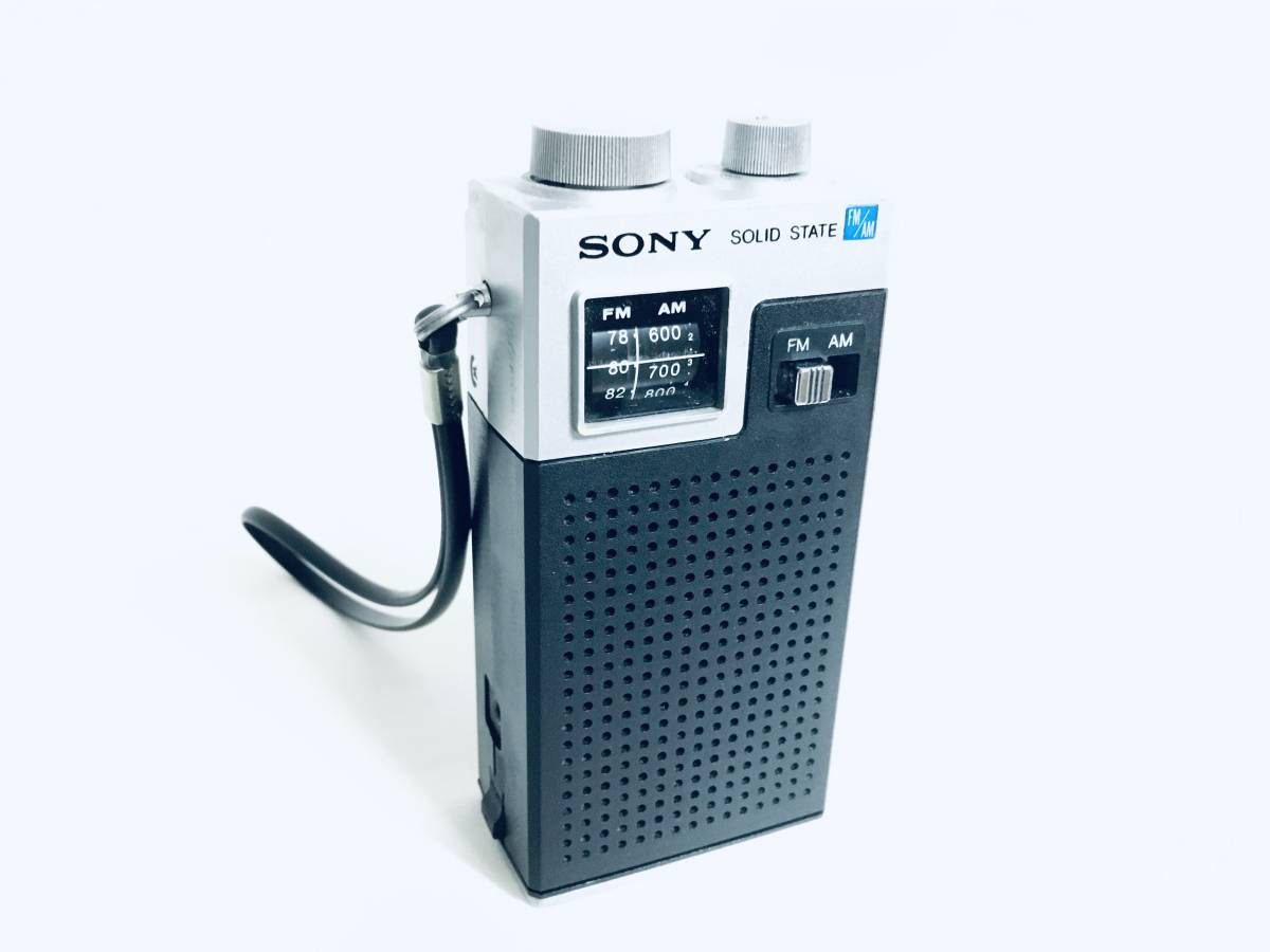 ★☆美品・動作メンテ済☆★SONY TFM-4500 FM/AM ポータブルラジオ ポケットラジオ トランジスタラジオ◎ヴィンテージ 昭和レトロ ソニー◎