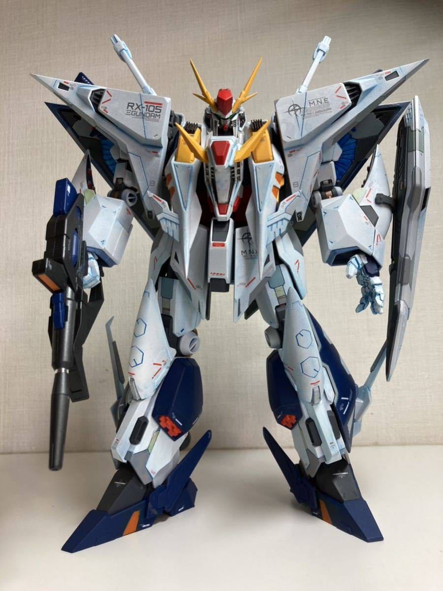 1/144 HGUC クスィーガンダム Ξガンダム 改修塗装済み完成品 頭部は