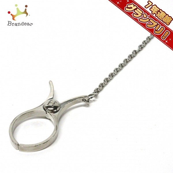 エルメス エルメス HERMES フィルー 金属素材 シルバー グローブ