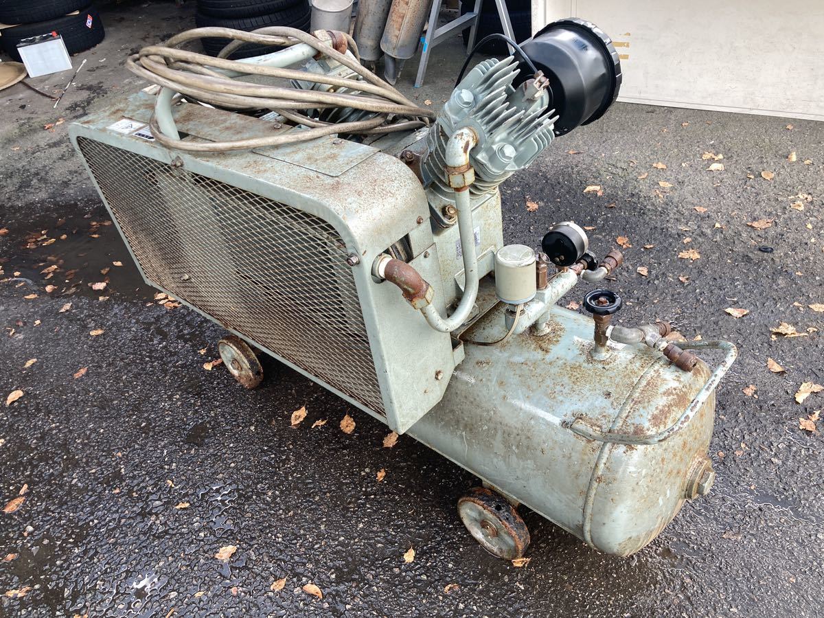 日立　ベビコン　3.7P-9.5T　中古品 中古機械 エアーコンプレッサー 日立工機 ベビコン 3.7P-9.5V6(60Hz