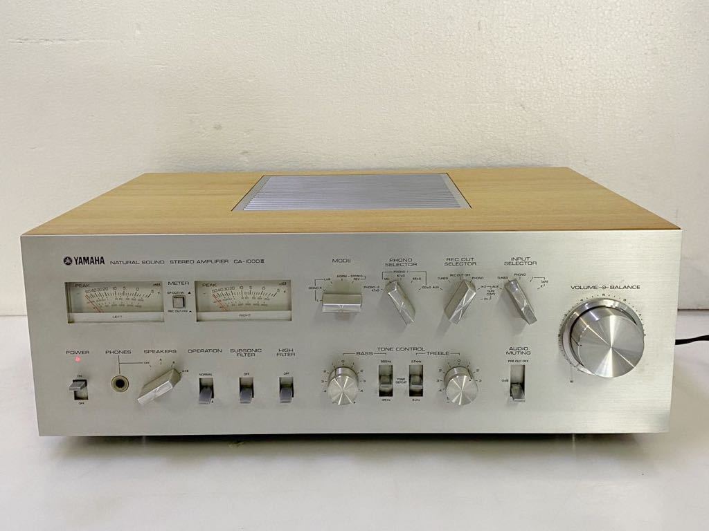 サ4961M☆YAMAHA ヤマハ プリメインアンプ CA－1000lll/3