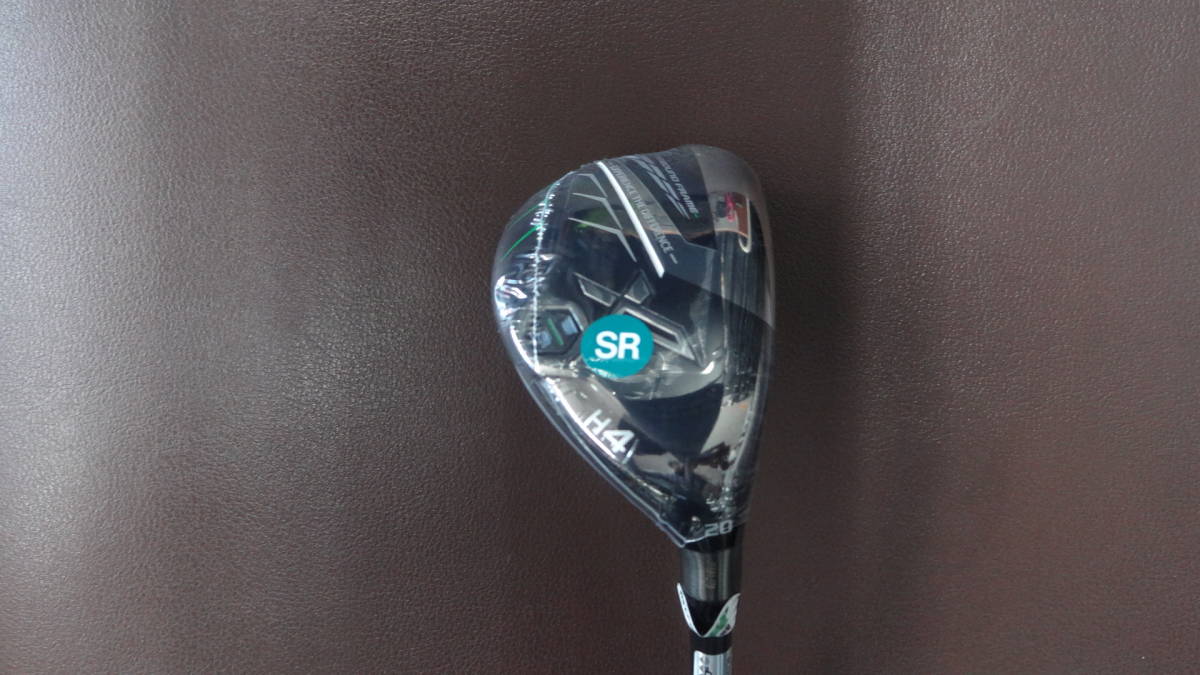 新品★税込　ゼクシオ　エックス　ハイブリット　#4　20°　Miyazaki　AX-2　硬さSR　ヘッドカバー付　XXIO X　ユーティリティ