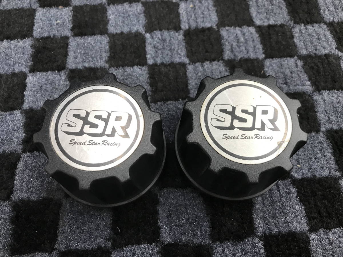 □□2310-49 SSR スピードスター フォーミュラ メッシュ センターキャップ ブラック 2個 SPEEDSTAR SPEED STAR 当時物