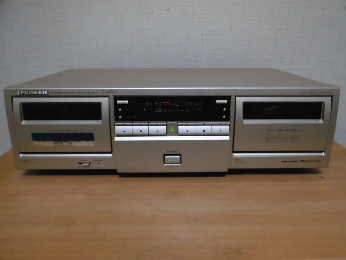 ジャンク品 パイオニア Pioneer カセットデッキ T-WD5R ジャンク T