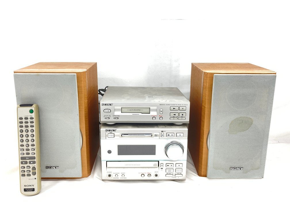 SONYミニコンポ】HCD-MD333TC-TX373ジャンクレトロ昭和