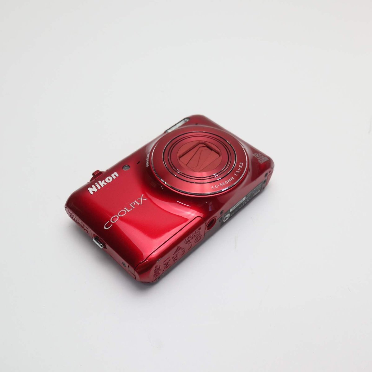 中古 COOLPIX S6400 グロッシーレッド 即日発送 デジカメ Nikon