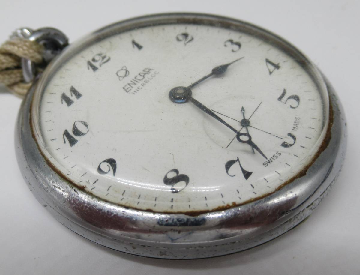 懐中時計ENICAR （スイスエニカ）手巻きヴィンテージ