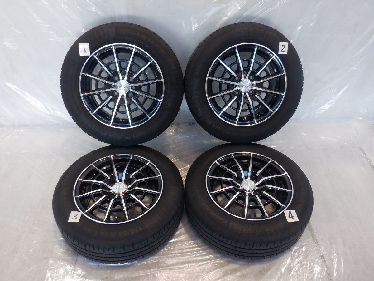 ☆FIAT500☆4H 98 6J +33 14インチ ASSO アッソ partire パルティーレ