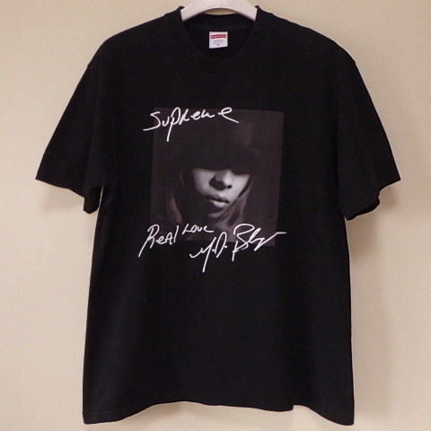 ★ 木村拓哉 キムタク着 19AW Supreme シュプリーム Mary J. Blige Tee メアリー J ブライジ Tシャツ (ブラック黒M)NSC