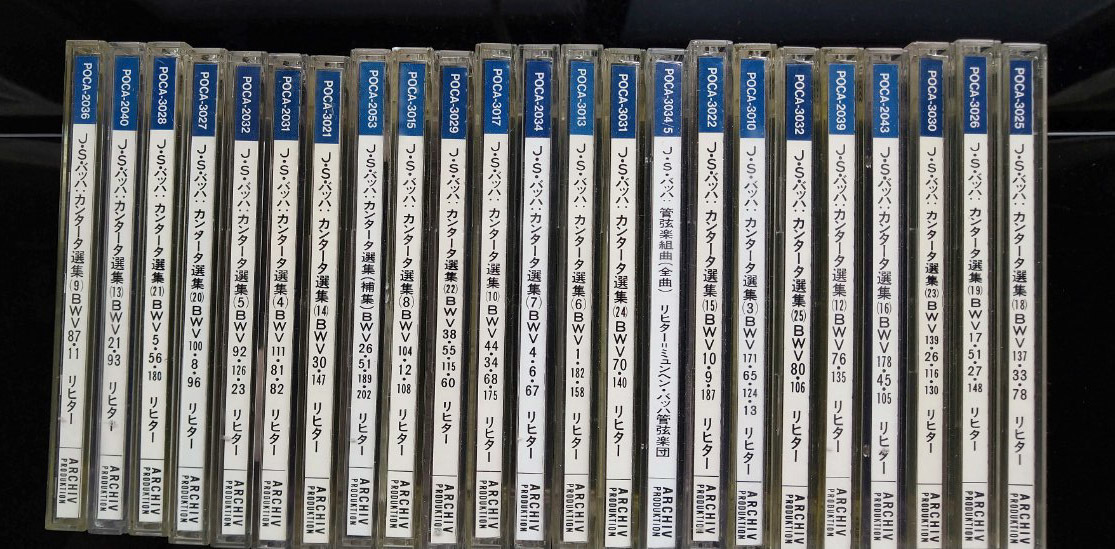 JSバッハ 教会カンタータ集＋管弦楽組曲(24枚) カール－リヒター指揮