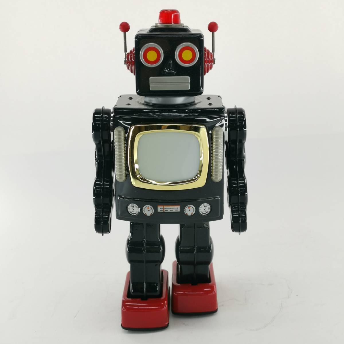 送料無料 送料無料 メタルハウス テレビロボット ブリキ ロボット 昭和