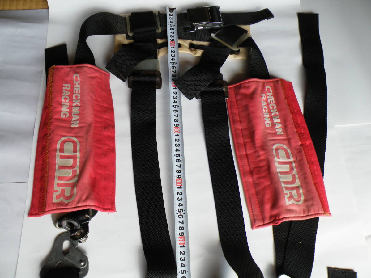 チェックマンレーシング4点式シートベルト